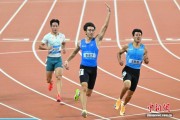 （粤港澳全运会）新科“百米飞人”李泽洋：中国短跑大旗我们来扛